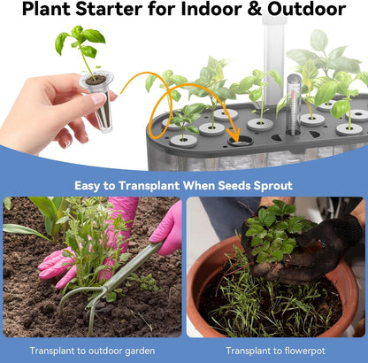 inbloom Grow Sponges, 50 Pcs Replacement Root Planting Pods, Special Design for Hydroponics System, Indoor Garden Supplies, Cotton, Sponge Only