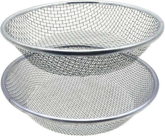 2PCS Soil Sifter for Gardening, Rock Sifter for 5gallon,Compost Sifter Dirt Sifter,Captures Dirt Rocks Sawdust