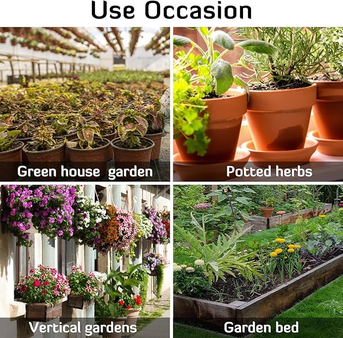 50 Pack Outdoor Plant Label, Large Waterproof Plastic Plant T-Type Tags, Durable Nursery Garden Markers, Perfect for Herbs, Flowers, Vegetable (Height 11.8'')