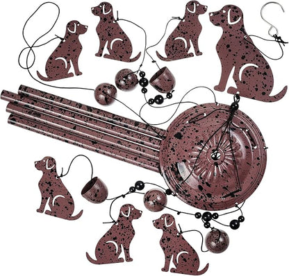 Dogs Wind Chimes Outdoor/Indoor Decoration - Dogs Wind Catcher, Music Wind Chimes, Dog Chimes, Blessing Wind Chime, Mobile Dog Wind Bells for Home, Balcony, Tree, Festival Garden Decor, Gifts for Mom