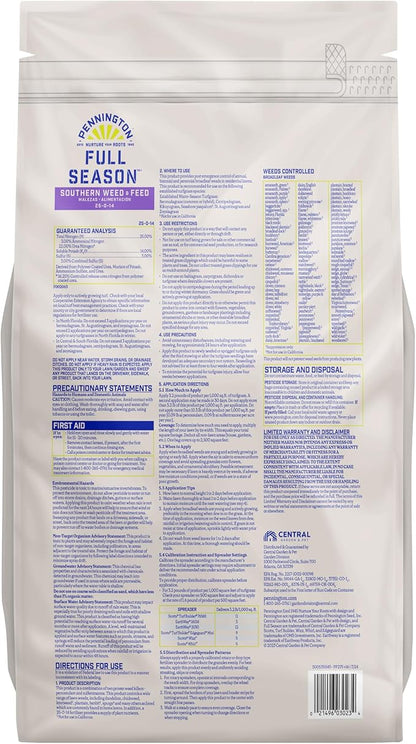 Pennington Full Season Southern W&F 25-0-14 2.5M