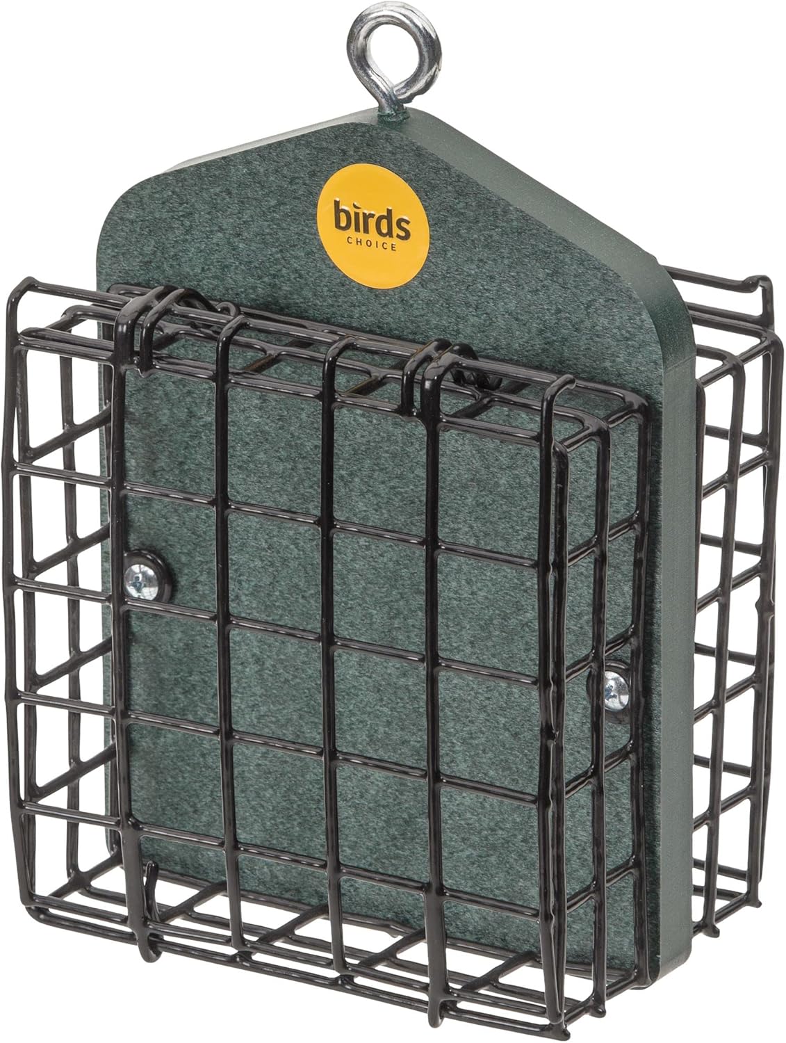 Bird's Choice Suet Feeder for Two Cakes in Evergreen Recycled Plastic