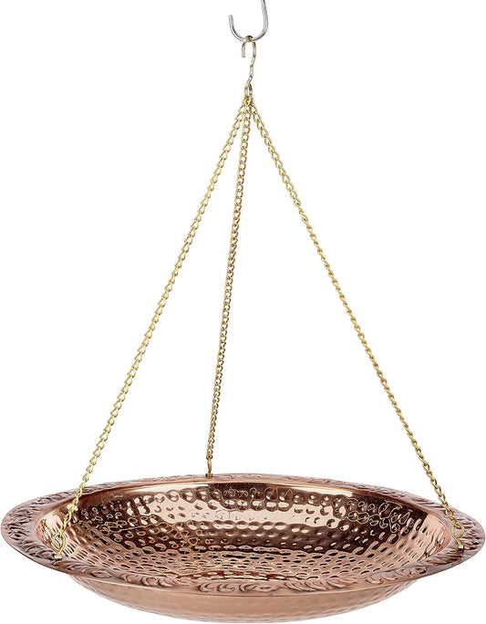Good Directions Pure Copper Bird Bath, Large 18" Diameter