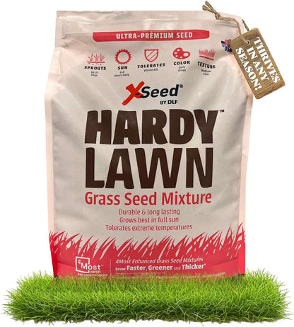 X-Seed Ultra Premium Hardy Lawn Seed Mixture, 7-Pound