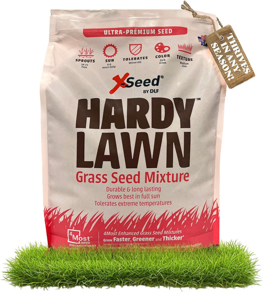X-Seed Ultra Premium Hardy Lawn Seed Mixture, 7-Pound