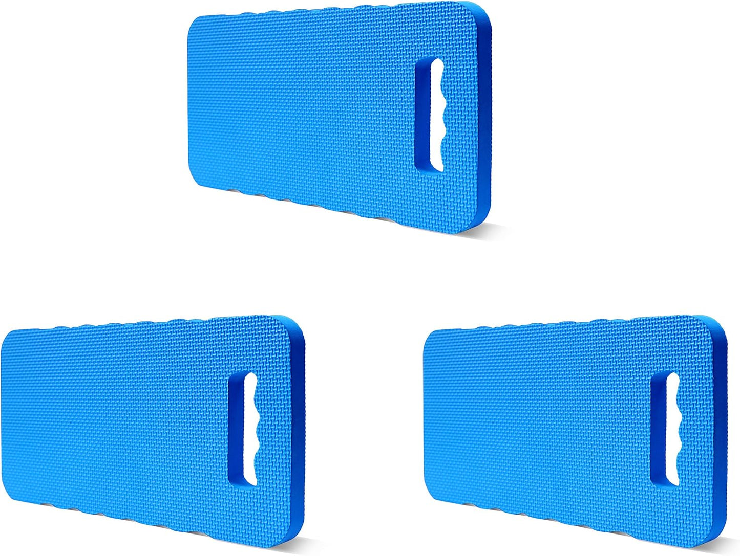 Gardzen 3-Pack Garden Kneeling Pad - For Gardening, Baby Bath, Yoga, Pilates, Exercise, Blue