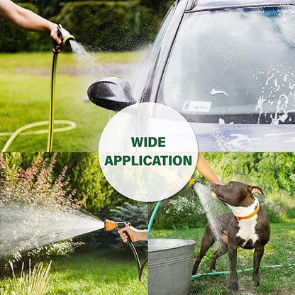 VINGLI 4-Wheel Garden Hose Reel Cart with Storage Basket, Portable Residential Hose Reel Cart, Lawn Watering, for Garden Backyard and Farm