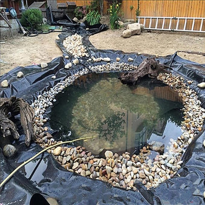 10 x 15 FT Pond Liner, 20 Mil Fish Pond HDPE Liner, Pond Liners for Outdoor Ponds, Koi Ponds, Garden Fountain, Waterfall