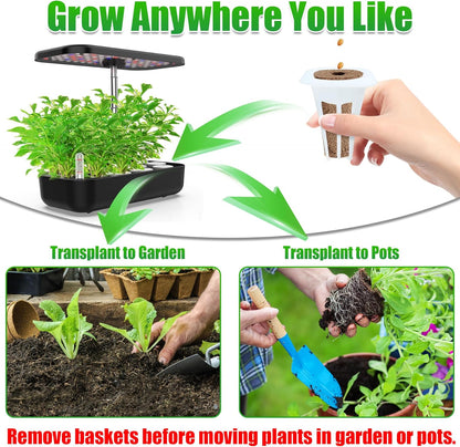 90Pcs Grow Sponges and Baskets for Hydroponic Growing System, Indoor Plants Hydroponics Supplies Compatible with Idoo LYKO(Square)