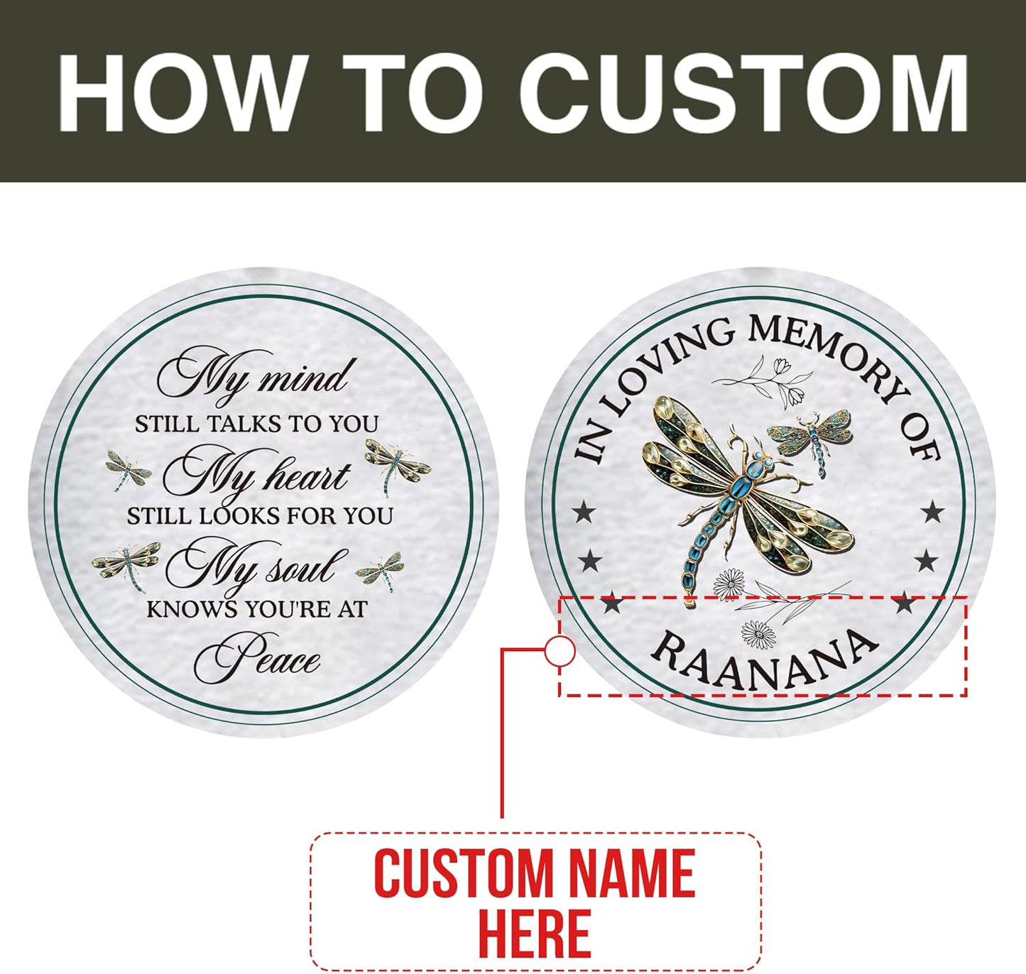 Personalized 36" Bereavement Wind Chimes for Outside, Memorial Gift in Remembrance of a Loved One, Sympathy Gift for Loss of Mother Father Husband, Garden Patio Decor