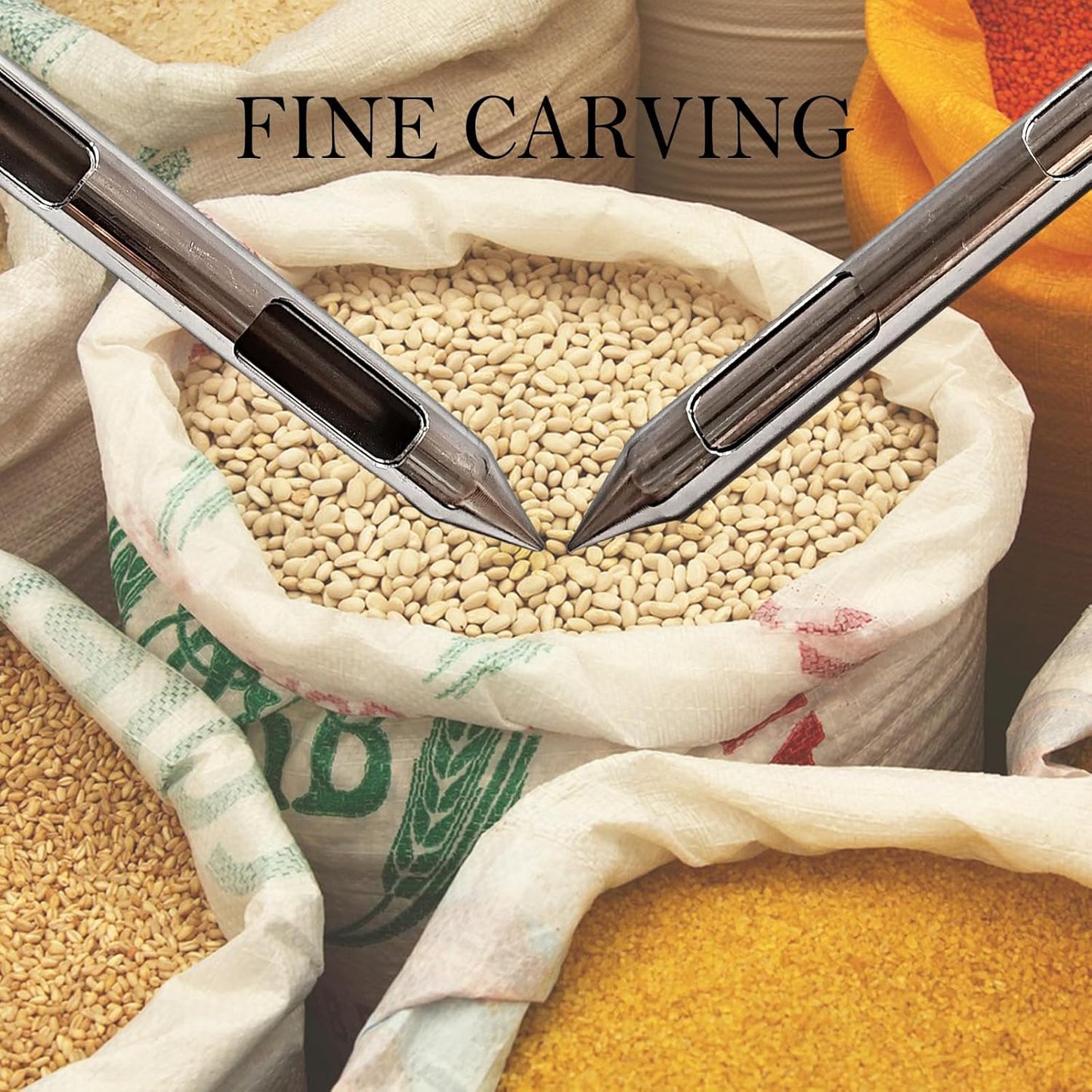 Powder Sampler, Stainless Steel Three Zone Grain Probe Sampler, 39 in. Length x 1 in (3slots)