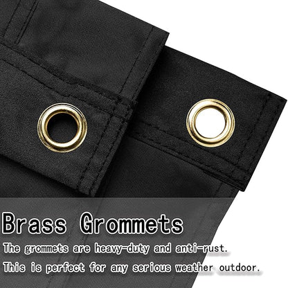 Black American Flag 6x10 ft: Heavy Duty US Flag Made from Nylon - Embroidered Stars - Sewn Stripes - UV Protection Perfect for Outdoors! (Not Include Pole)