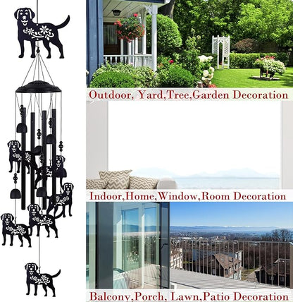 Dogs Wind Chimes Decor, Mobile Blessing Wind Bells Decorate, Dog Chime, Sympathy Wind Catcher, Memorial Gifts for Mom,Grandma,Woman (Housewarming/Outside/Indoor/Home/Room/Porch/Yard/Garden Decoration)