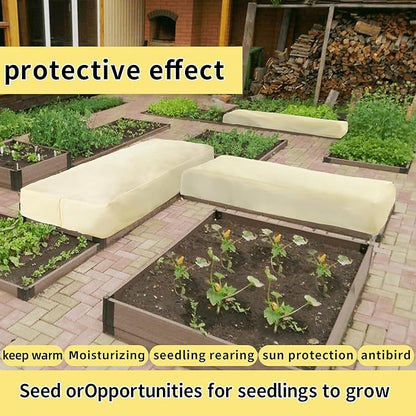 Rectangular Plant Protection Cover, Winter Outdoor Garden Plant Frost Protection Blanket, Plant Frost Protection Cover, Plant Protection Wrap Cover, 1 Piece, 102 x 27 x 20 Inches