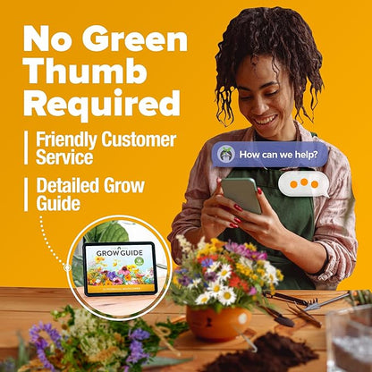 HOME GROWN 𝗨𝗦𝗔 𝗣𝗥𝗘𝗠𝗜𝗨𝗠 Wildflower Seeds Bulk 4 oz 63,200+ Seeds 19 Varieties Non-GMO Perennial Mix, Butterfly & Pollinator Flower Seeds, Attract Bees, Birds & Hummingbirds, Outdoor Planting