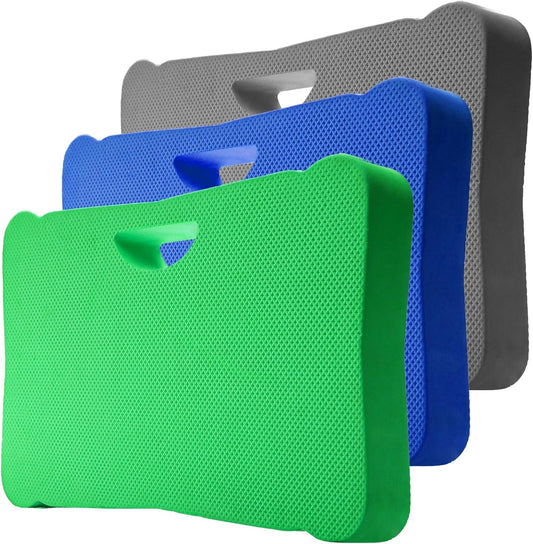 ZENFUN 3 Pack Kneeling Mats, Heavy Duty Thick Foam Kneeling Pad, Shock Absorbent Pads, High Density Premium Kneeling Pads for Yoga Exercise, Foam Kneeler Mat Garden Cushions, Water Proof