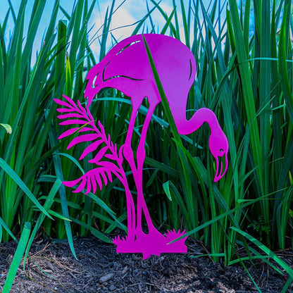 RealSteel Pink Flamingo Yard Decorations, Flamingo Gifts for Women, Yard Decorations, Pink Christmas Decorations, Front Yard Decorations Outdoor, Garden Statues