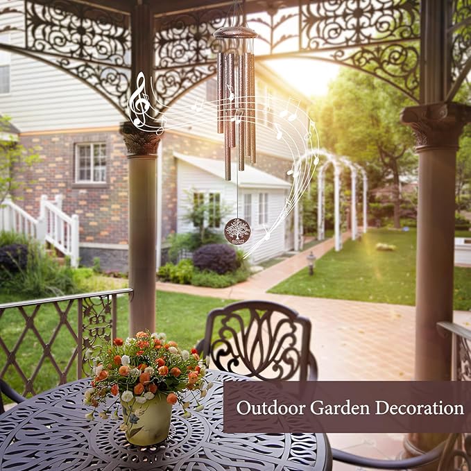 Memorial Gifts for Loss of Mom, 25'' Memorial Wind Chimes for Loss of Mother, Sympathy Gifts for Lose of Mom Mother, Bereavement/Condolence/Remembrance Gifts