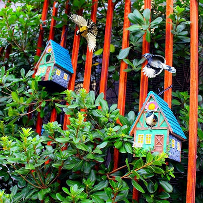 Bird Houses for Outside Clearance Hanging Birdhouses for Outdoors Bluebird Houses for Outside Nesting Box for Bird Lovers Tree Swallow Finch Wild Birds Wren Chickadee1