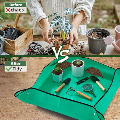 Gardening Tool Set 175pcs – Bonsai & Succulent Care Kit, BPA-Free Plastic, Organic Non-GMO – Stress Relief Gift for Parents, ADHD, Autism – Perfect for Balcony, Yard, Bedroom