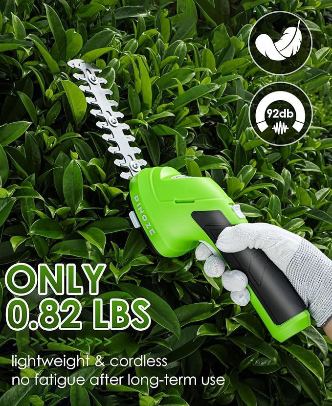 Cordless Grass Shear & Hedge Trimmer - 2 in 1 Handheld 7.2V Small Electric Bush Trimmer, 2.0Ah Rechargeable Battery Powered Shrub Trimmers Grass Cutter for Garden, Yard, Lawn Care