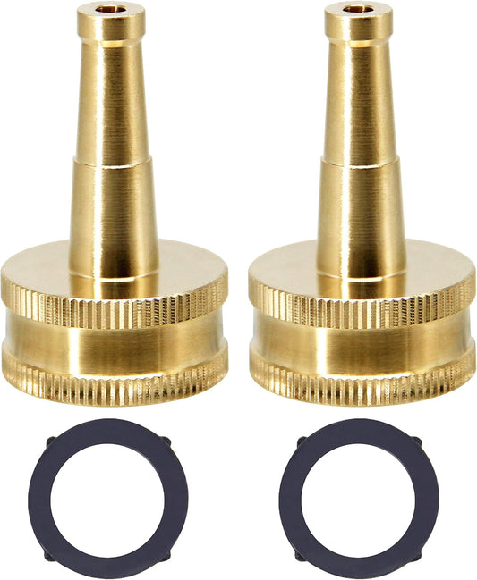 Twinkle Star Brass High Pressure Hose Nozzle Jet Nozzle, Water Hose Sprayer Nozzle Jet Sweeper, 2 Pack, TWIS3431