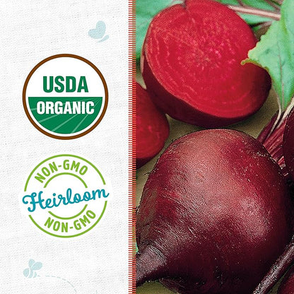 Back to The Roots 100% Organic Heirloom Seeds - Beets Value Pack 1g