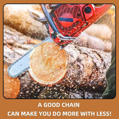 4 Pack 12 Inch Chainsaw Chain 1/4"LP Pitch .043" Gauge 64 Drive Links, Replacement Pole Saw Chain 12-inch Chainsaw Chains Fits for Stihl MSA120 C-B MSA140 C-B and More