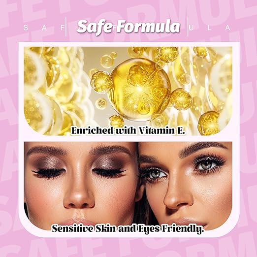 Mavphnee Lash Bond and Seal Clear Strong Hold Eyelash Adhesive Quick Drying Cluster Lash Glue 72Hours Long Lasting 2 in 1 Eyelashes Glue for DIY Lash Extensions Waterproof Cluster Glue