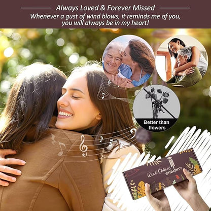 Memorial Gifts for Loss of Love one, 25''Memorial Wind Chimes of Sympathy Gifts for Loss of Love one, Bereavement, Condolence, Remembrance Gifts,Windchimes in Memory