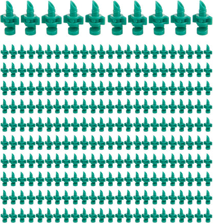 250PCS 180 Degree Misting Nozzle Irrigation, Sprinklers Sprayer for Garden Irrigation System, Micro Sprayer Refraction Automizing Drippers