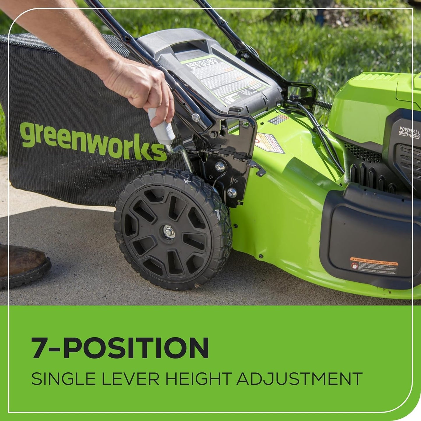 Greenworks 48V (24V x 2) 20" Brushless Cordless (Push) Lawn Mower (LED Headlight), (2) 4.0Ah Batteries and Dual Port Rapid Charger Included (150+ Compatible Tools)