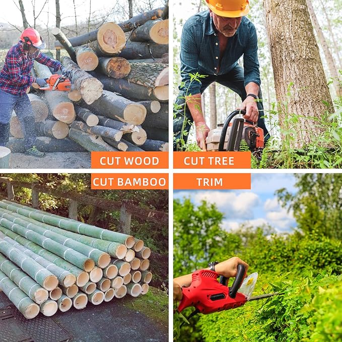 4 Pack 20 Inch Chainsaw Chain .325" Pitch .050" Gauge 78 Drive Links Fit Craftsman S205/CMXGSAMY462S, PP4620AVX, Echo CS-490, CS-440, 20BPX78CQ, Milwaukee M18 FUEL, Husqvarna and More