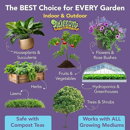 Trifecta Myco Supreme Mycorrhizal Fungi for Soil, Plant Root Stimulator, Ultra Concentrated Mycorrhizae for Strong Roots & Living Soil, Tree, Rose and Flower Care