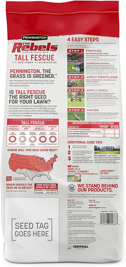 Pennington The Rebels Tall Fescue Grass Seed Mix 7 lb