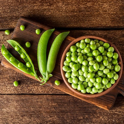 Back to The Roots 100% Organic Heirloom Seeds - Snap Pea Value Pack (16.8g Total)