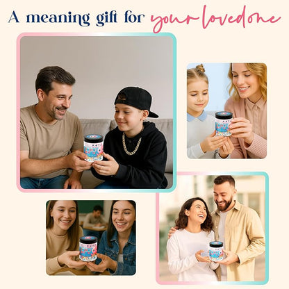 Positive Octopus Jar with 60 Daily Affirmation Cards, Emotional Support Octopus, Positive Octopus, Octopus Decor, Octopus Gifts, Motivational Cards, Inspiring Gift, Octopus Gifts For Women