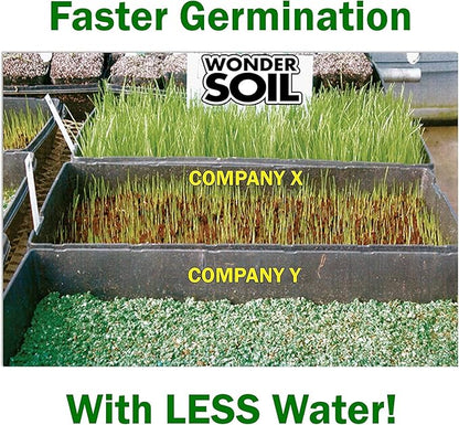 WONDER SOIL | Organic Cactus & Succulent Soil (12 Quarts). Fast Draining Ready to Plant Coco Coir Loaded w/Nutrients | 3 LBS Expands to 12 Quarts | Incl Worm Castings & Nutrients