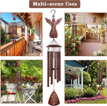Mom Memorial Wind Chimes, Sympathy Gifts for Loss of Mom, Memorial Gifts for Mother Bereavement Condolence Remembrance
