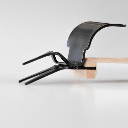 Wazakura Japanese Weeding Fork – Dual Prong Root Remover Tool for Dandelions & Thistles – Deep Root Extractor with Comfortable Wooden Handle – Durable Steel Garden Tool, Made in Japan