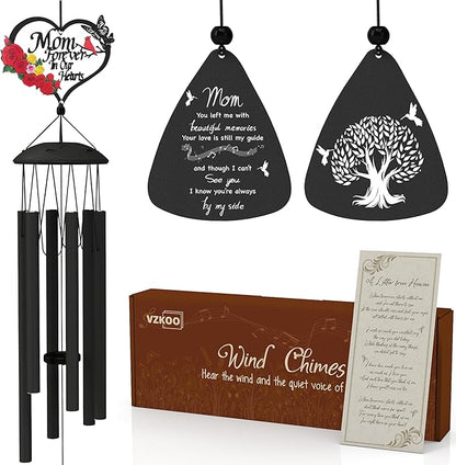 Memorial Gifts for Loss of Mom, 36" Sympathy Wind Chimes for Loss of Mother, WindChimes in Memory of a Loved One, Remembrance/Condolence/Bereavement Gifts in Memory of Mom