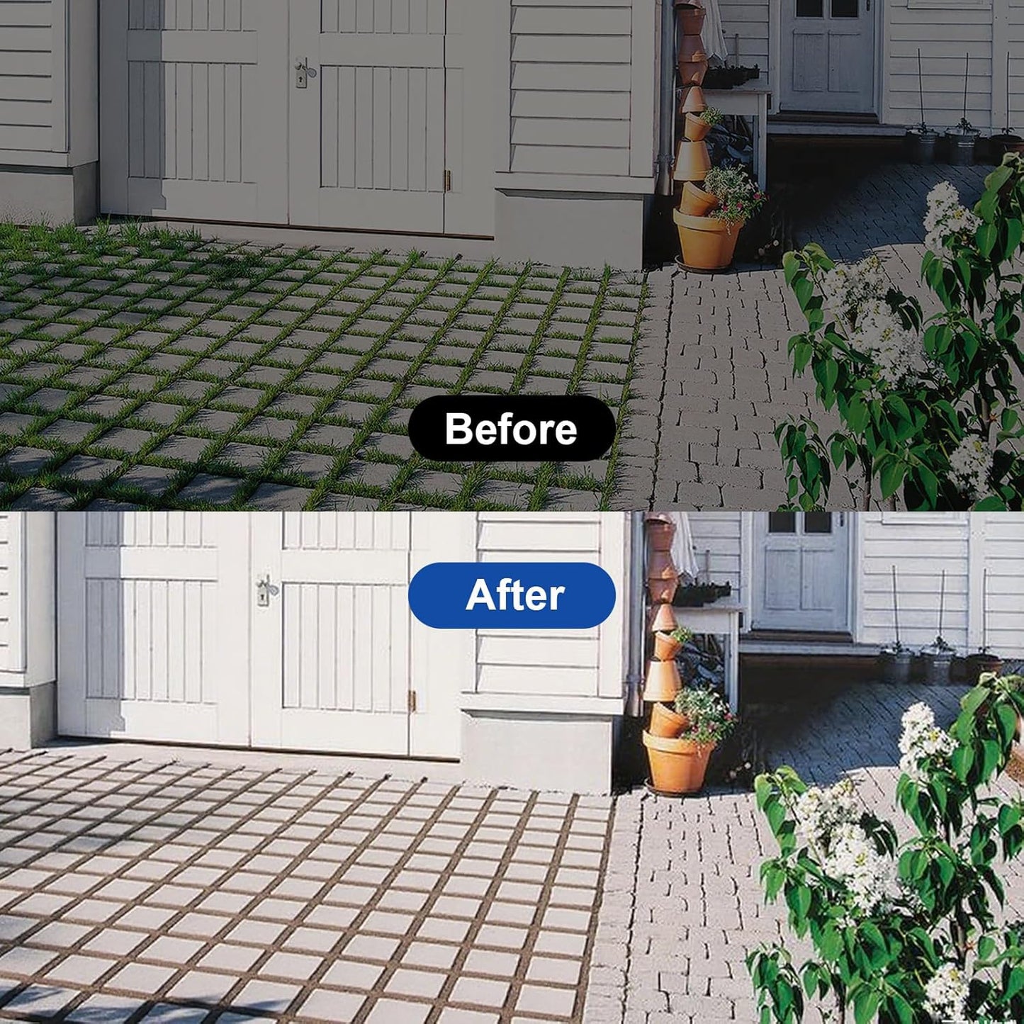 Crack Weeder Tool Long Handle Manual Weeders Crevice Weeding Tool L Shaped Multiple Sharp Blades Efficient Weeding for Narrow Spaces Driveways Sidewalks Paving Stone Gaps