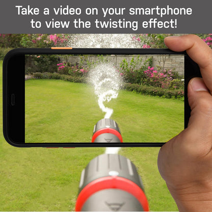 Eden 94827 Heavy Duty Metal Garden Hose Thumb-Control 4-Pattern Nozzle W/Quick Connector Set, High Pressure Garden Sprayer for Watering Gardens, Lawns, Plants