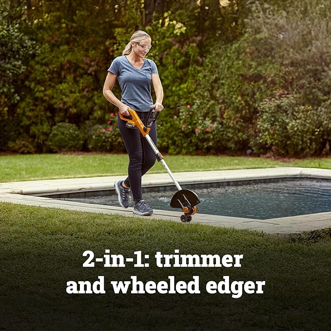 WORX 20V 12‘’ Cordless String Trimmer and 20V 360 MPH Cordless Leaf Blower Combo Kit