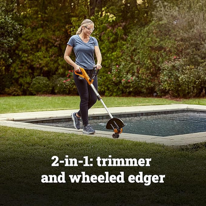 WORX 20V 12‘’ Cordless String Trimmer and 20V 360 MPH Cordless Leaf Blower Combo Kit