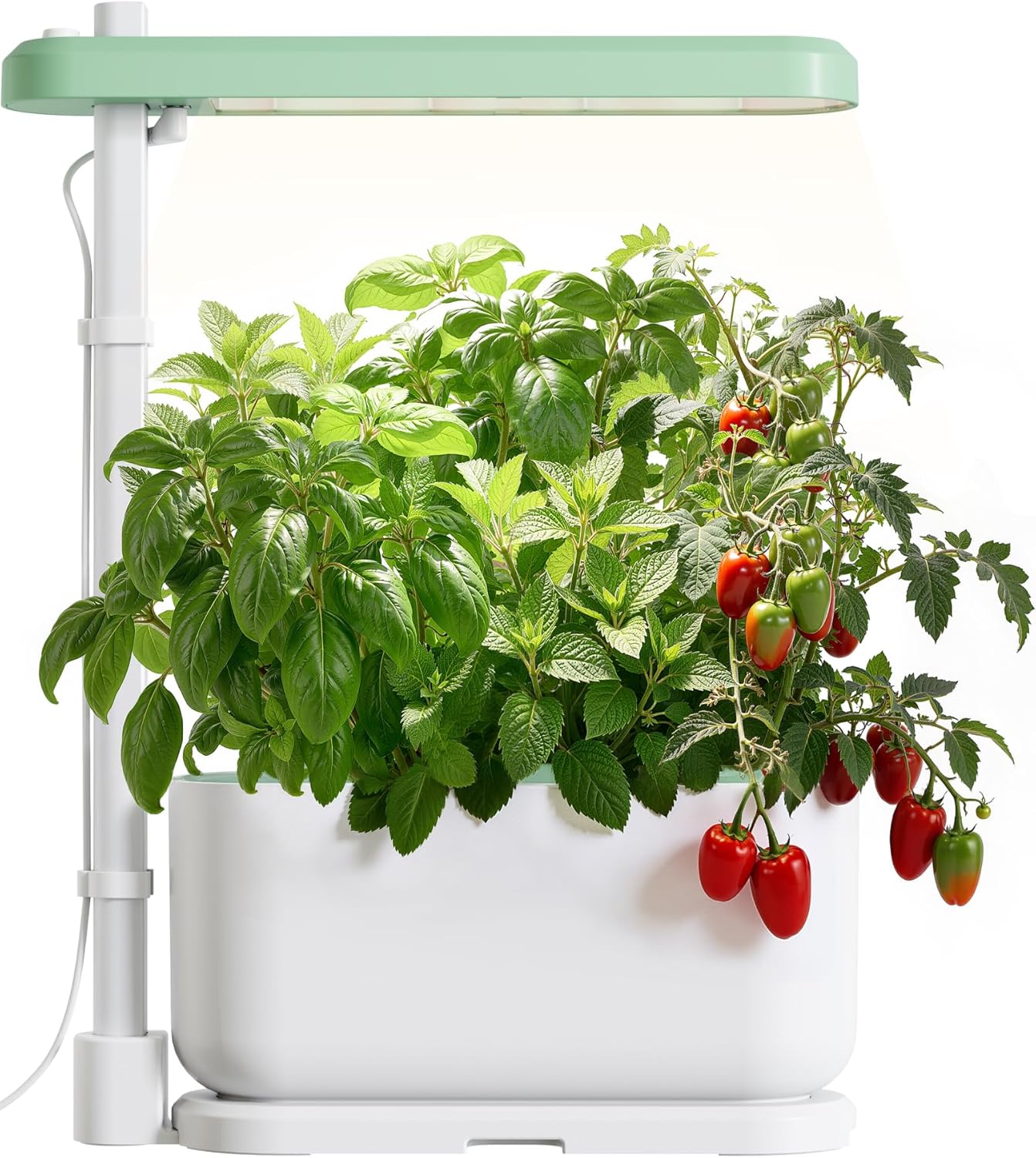 SUNCOZE Hydroponics Growing System Kit with 3 Pods – Full Spectrum LED Grow Light, Adjustable Height Indoor Herb Garden, Educational-Ready Hydroponic System for Kids and Beginners，Gardening Gifts