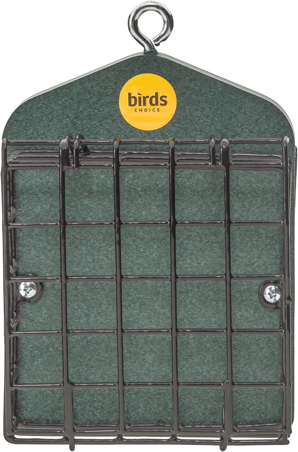 Bird's Choice Suet Feeder for Two Cakes in Evergreen Recycled Plastic