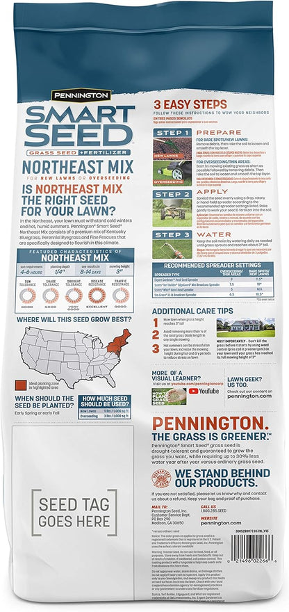 Pennington Smart Seed Northeast Grass Mix 7 lb