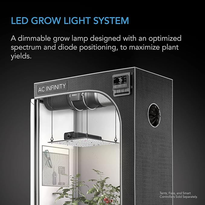 AC Infinity IONBOARD S24, LED Grow Light Board with Samsung LM301H Diodes, Deeper Penetration Full Spectrum Lighting, for Veg Bloom Indoor Plants in Grow Tents Greenhouses (2x4)