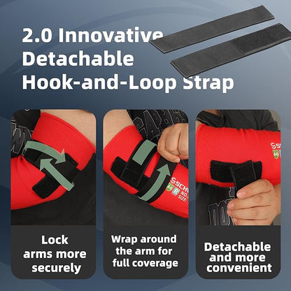 Schwer AIR-SKIN Arm Sleeves for Men & Women S906, ANSI A6 Cut Resistant Arm Protectors for High Risk Work, Non-PFAS, UPF50+ UV Protection Cooling Gardening Sleeves for Farming, Lightweight, Breathable